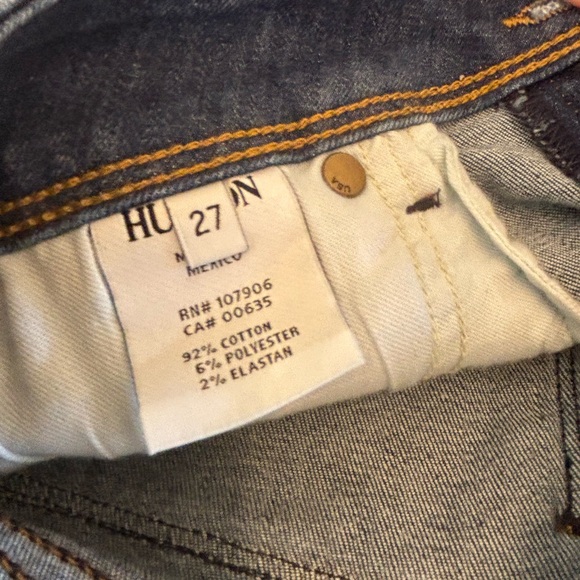 Classic Blue Women's Jeans Low Waist Hudson - Picture 4 of 5
